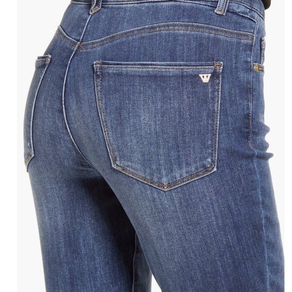 ‘AB’SOLUTION HIGH WAIST RAW HEM SKINNY CROP JEAN - Picture 4 of 9